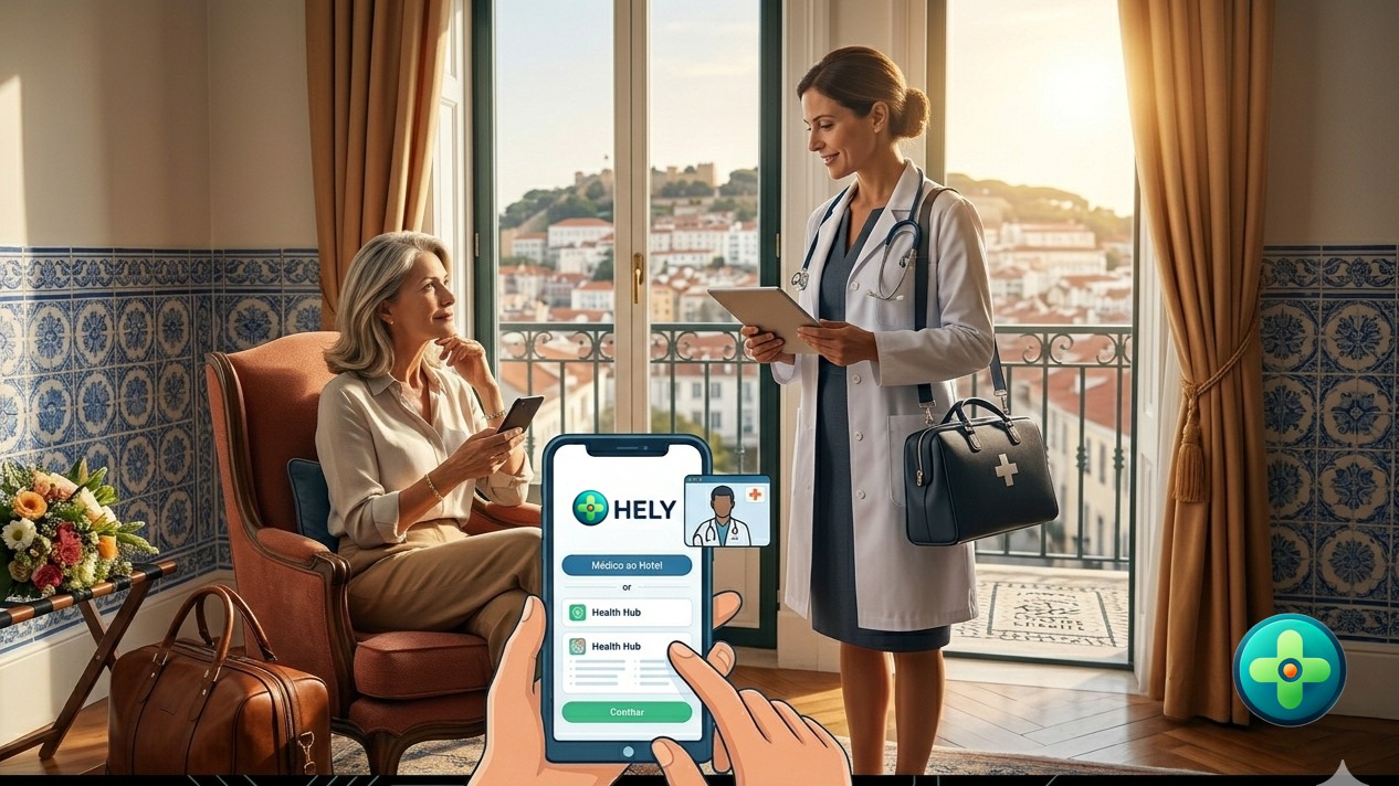 Saúde em Hotéis: O Conforto do Médico no seu quarto!